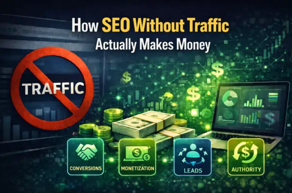 How SEO Without Traffic Actually Makes Money